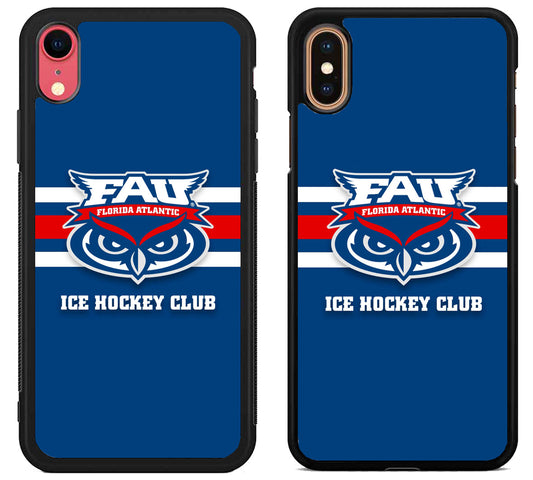 Florida Atlantic Owls Ice Hockey iPhone X | Xs | Xr | Xs Max Case