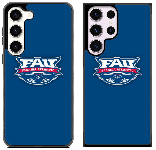 Florida Atlantic Owls Logo Blue Samsung Galaxy S23 | S23+ | S23 Ultra Case