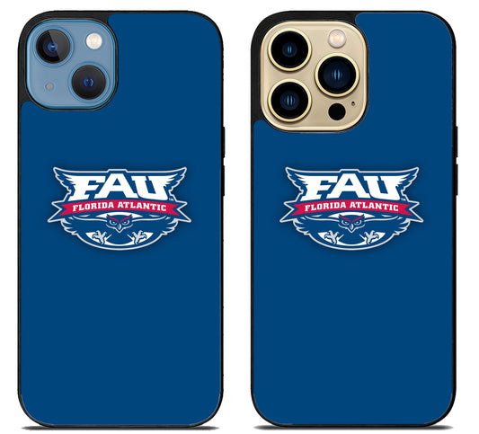 Florida Atlantic Owls Blue iPhone 14 | 14 Plus | 14 Pro | 14 Pro Max Case