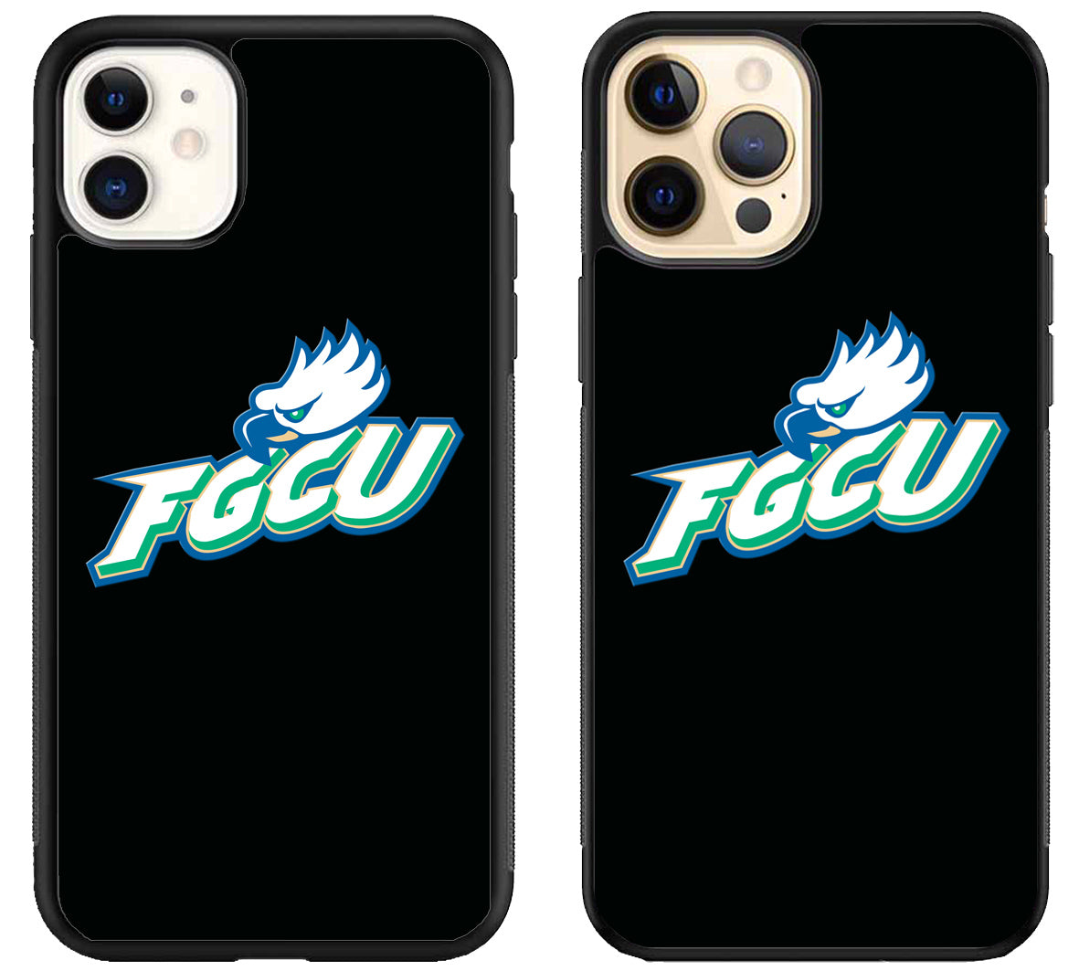 Florida Gulf Coast Eagles Black iPhone 12 | 12 Mini | 12 Pro | 12 Pro Max Case