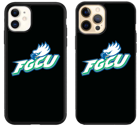 Florida Gulf Coast Eagles Black iPhone 12 | 12 Mini | 12 Pro | 12 Pro Max Case