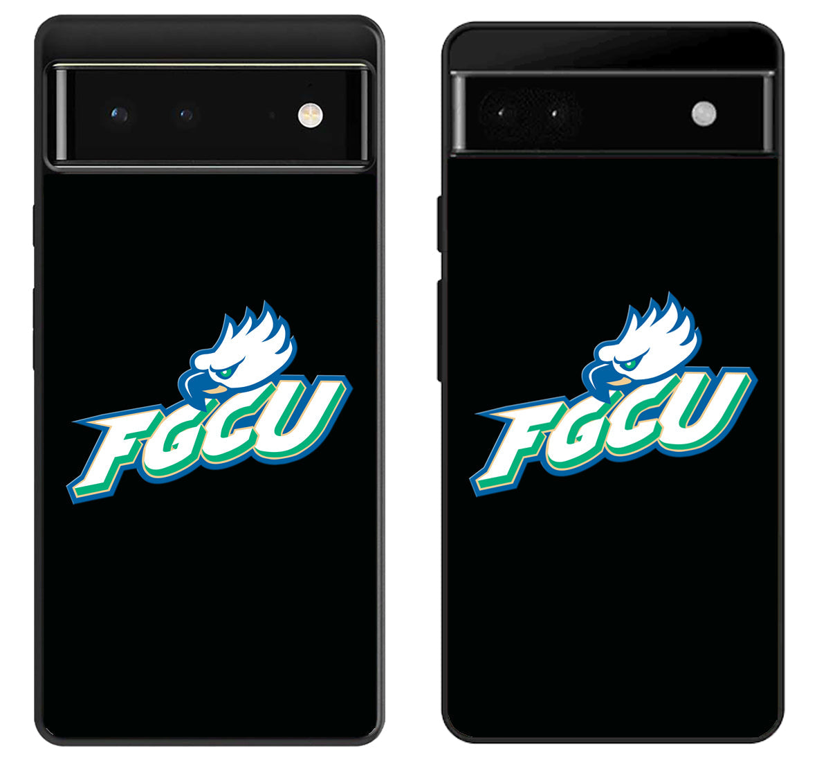 Florida Gulf Coast Eagles Black Google Pixel 6 | 6A | 6 Pro Case