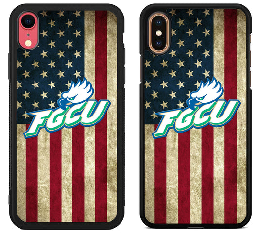 Florida Gulf Coast Eagles Flag iPhone X | Xs | Xr | Xs Max Case