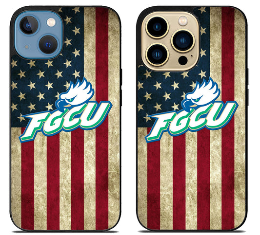 Florida Gulf Coast Eagles Flag iPhone 14 | 14 Plus | 14 Pro | 14 Pro Max Case