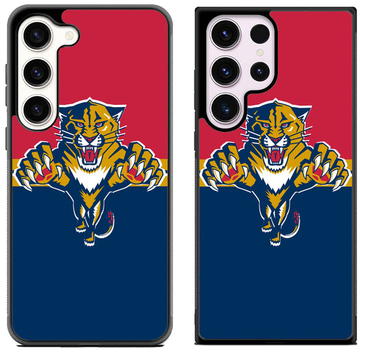 Florida Panthers Logo Striped Samsung Galaxy S23 | S23+ | S23 Ultra Case