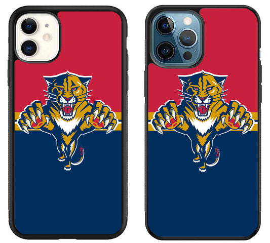Florida Panthers Logo Striped iPhone 11 | 11 Pro | 11 Pro Max Case