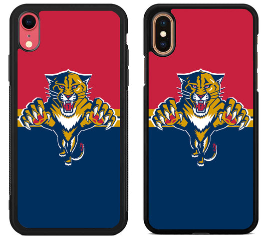 Florida Panthers Logo Striped iPhone X | Xs | Xr | Xs Max Case