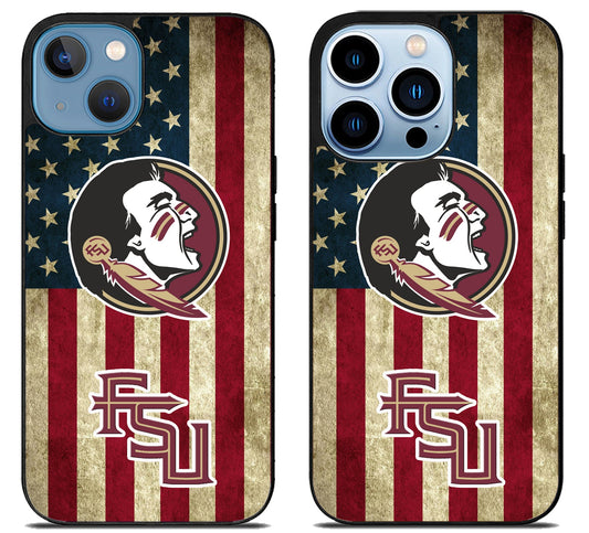 Florida State Seminoles Logo Flag iPhone 13 | 13 Mini | 13 Pro | 13 Pro Max Case