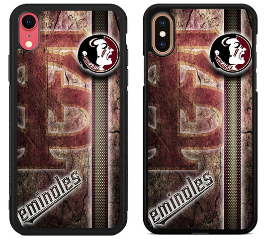 Florida State Seminoles Logo Background iPhone X | Xs | Xr | Xs Max Case
