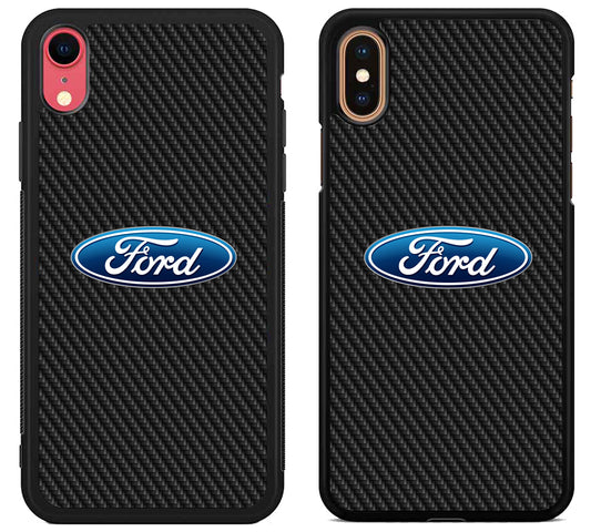 Ford Logo Carbon iPhone X | Xs | Xr | Xs Max Case