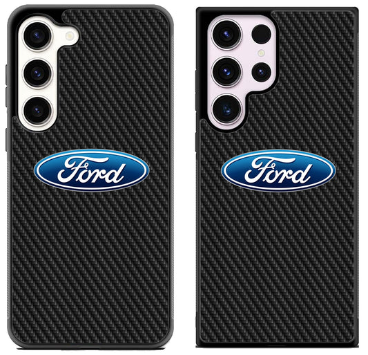 Ford Logo Carbon Samsung Galaxy S23 | S23+ | S23 Ultra Case