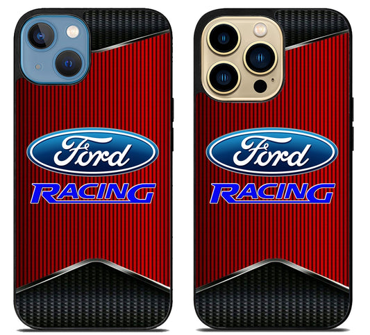 Ford Logo Racing iPhone 14 | 14 Plus | 14 Pro | 14 Pro Max Case