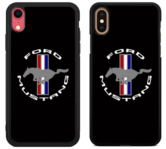 Ford Mustang Black iPhone X | Xs | Xr | Xs Max Case