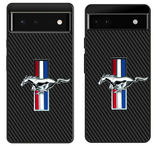 Ford Mustang Carbon Logo Google Pixel 6 | 6A | 6 Pro Case