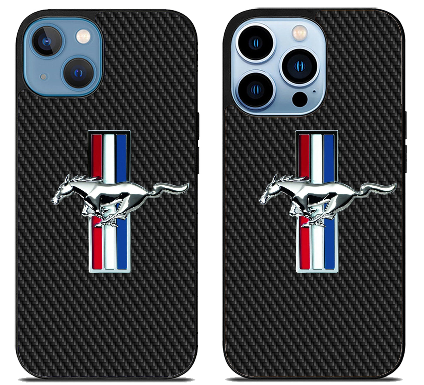 Ford Mustang Carbon Logo iPhone 13 | 13 Mini | 13 Pro | 13 Pro Max Case