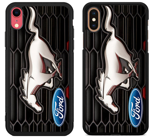 Ford Mustang Emblem iPhone X | Xs | Xr | Xs Max Case