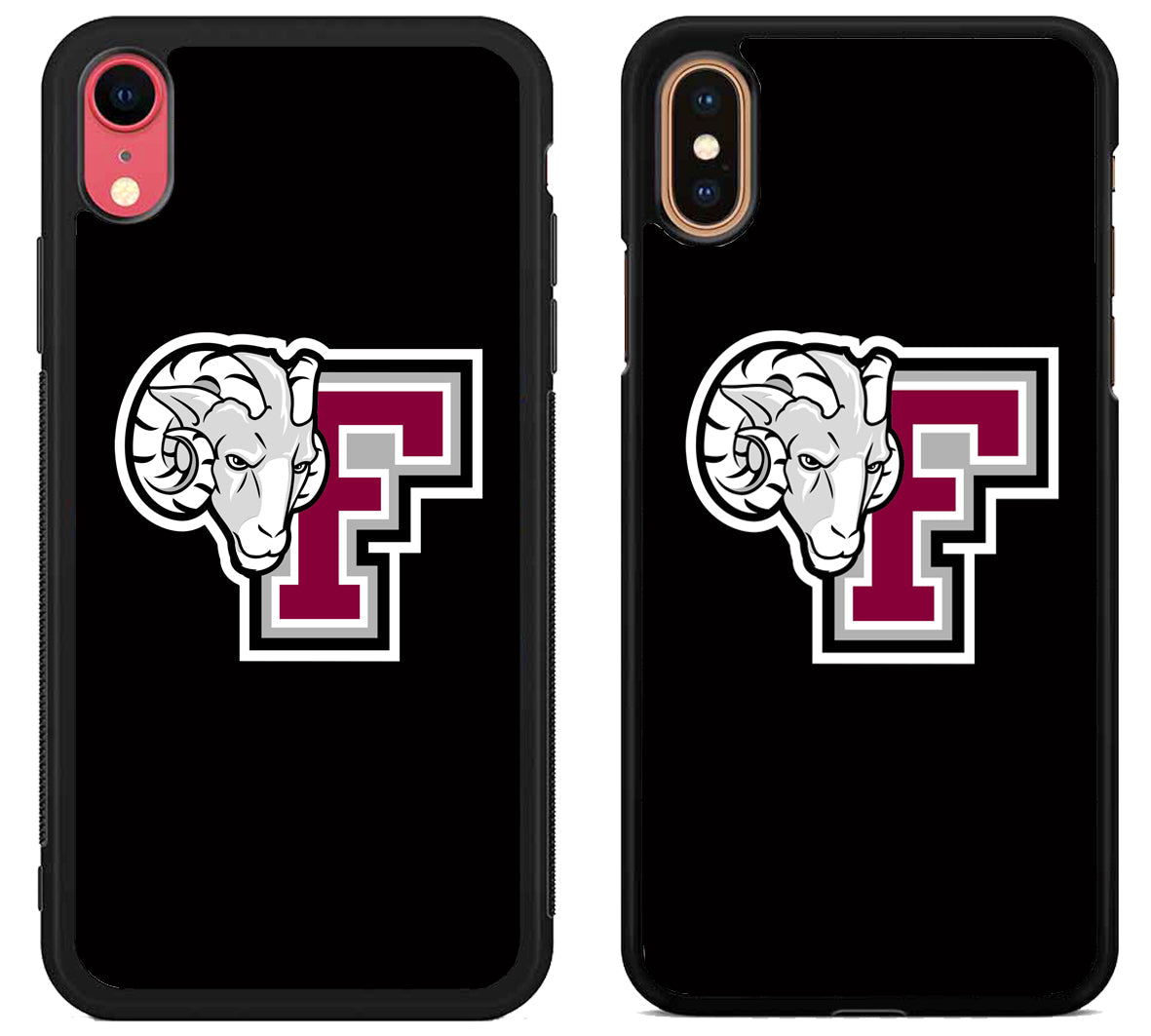 Fordham Rams Black iPhone X | Xs | Xr | Xs Max Case