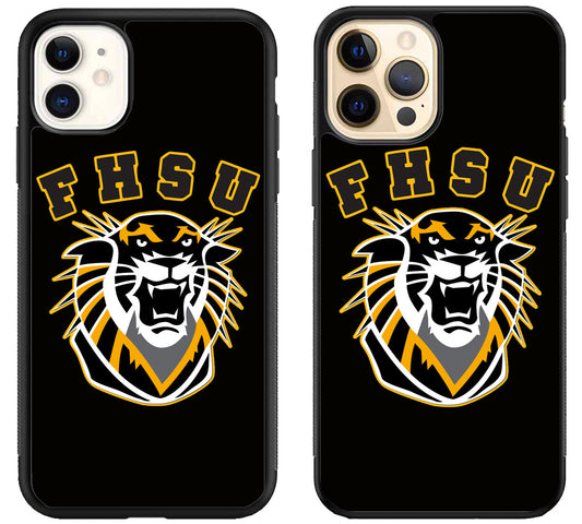 Fort Hays State Tigers Logo iPhone 12 | 12 Mini | 12 Pro | 12 Pro Max Case