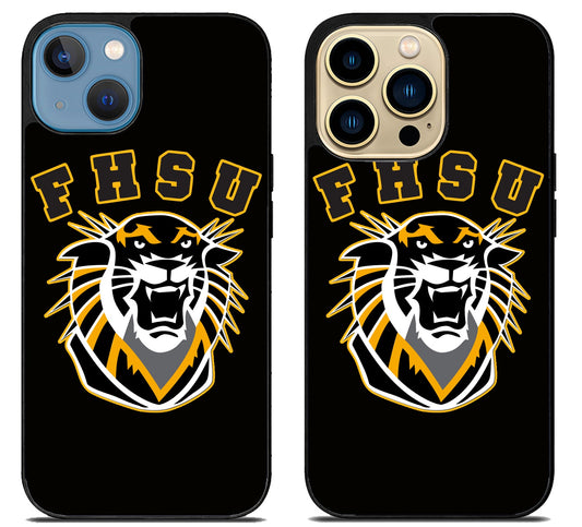 Fort Hays State Tigers Logo iPhone 14 | 14 Plus | 14 Pro | 14 Pro Max Case