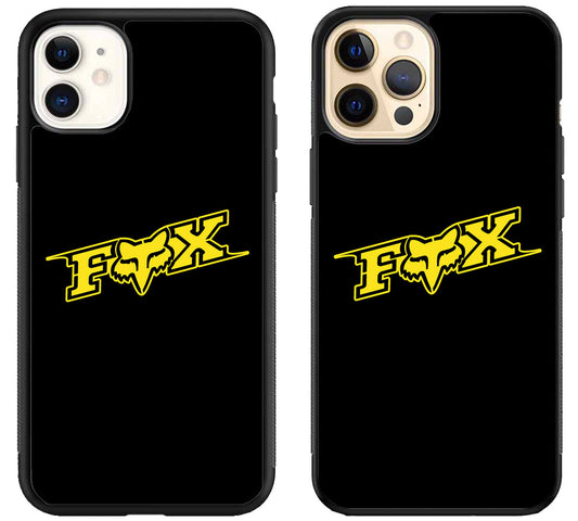 Fox Racing Black iPhone 12 | 12 Mini | 12 Pro | 12 Pro Max Case