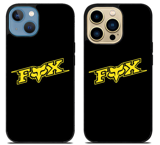 Fox Racing Black Logo iPhone 14 | 14 Plus | 14 Pro | 14 Pro Max Case