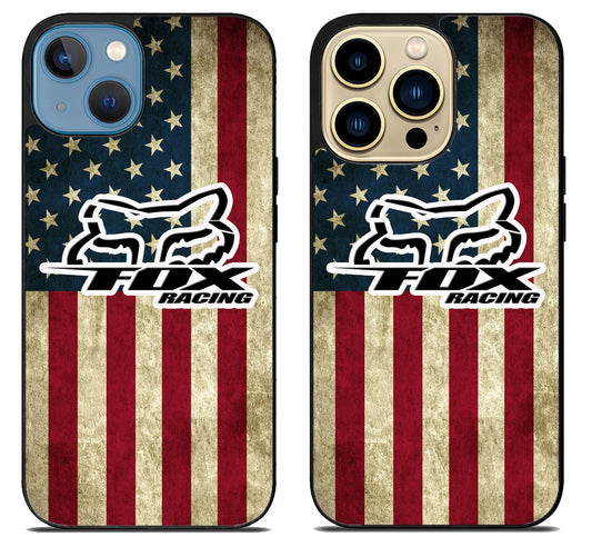 Fox Racing Flag iPhone 14 | 14 Plus | 14 Pro | 14 Pro Max Case