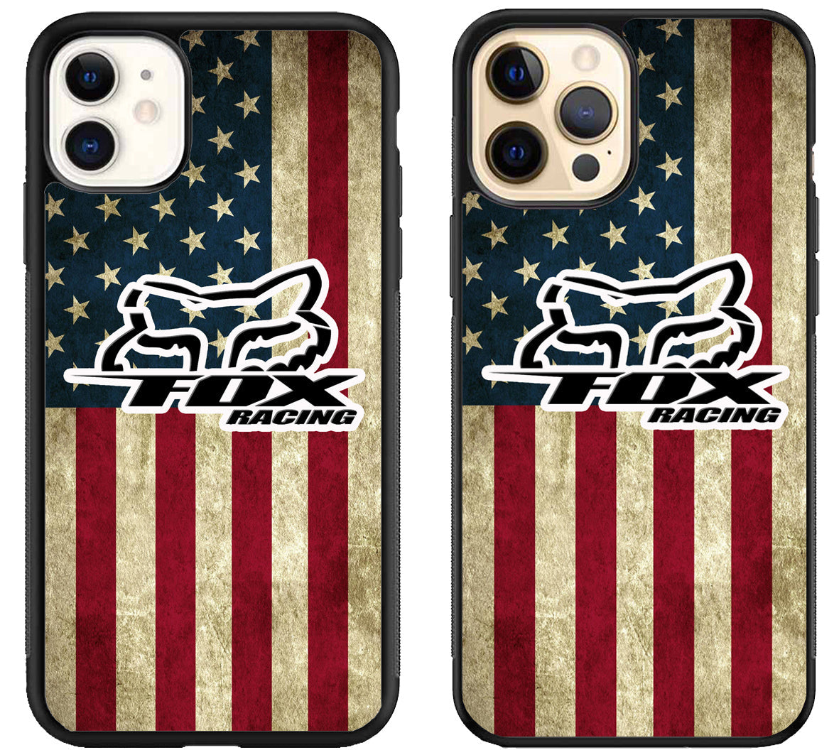 Fox Racing Flag iPhone 12 | 12 Mini | 12 Pro | 12 Pro Max Case