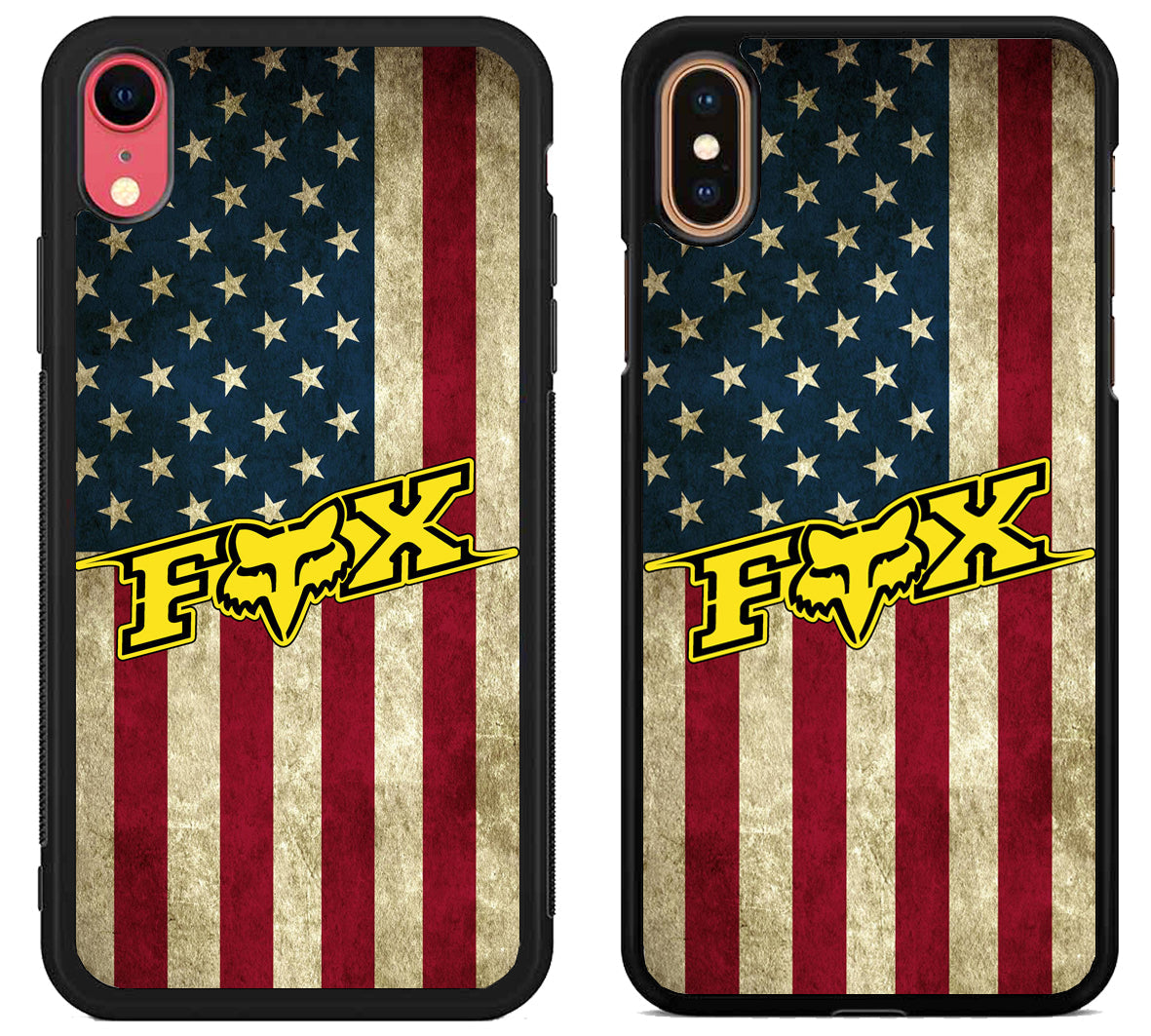 Fox Racing Logo Flag iPhone X | Xs | Xr | Xs Max Case