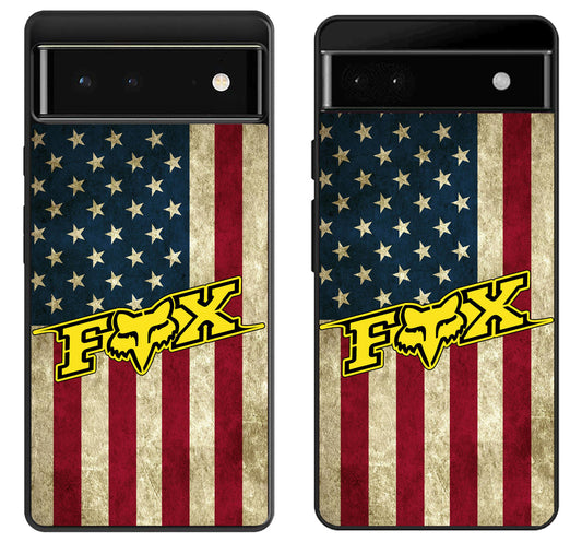 Fox Racing Logo Flag Google Pixel 6 | 6A | 6 Pro Case