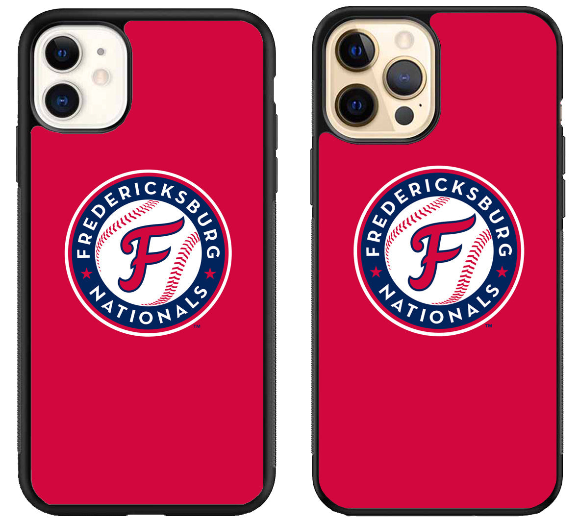 Fredericksburg Nationals Red iPhone 12 | 12 Mini | 12 Pro | 12 Pro Max Case