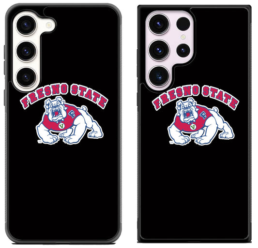 Fresno State Bulldogs Black Samsung Galaxy S23 | S23+ | S23 Ultra Case