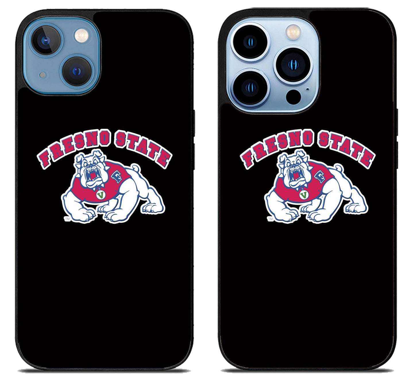 Fresno State Bulldogs Black iPhone 13 | 13 Mini | 13 Pro | 13 Pro Max Case