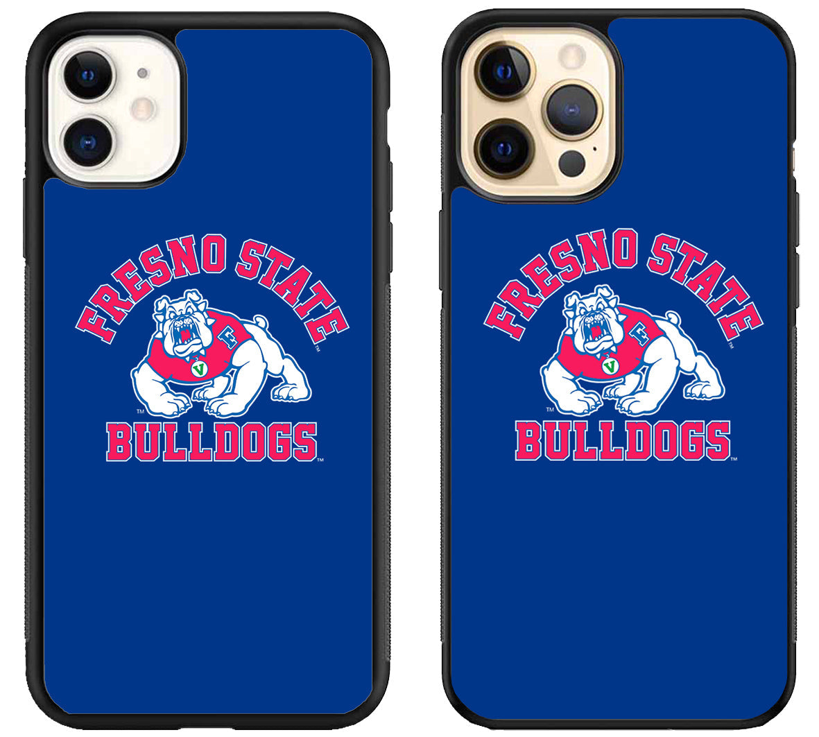 Fresno State Bulldogs Blue iPhone 12 | 12 Mini | 12 Pro | 12 Pro Max Case