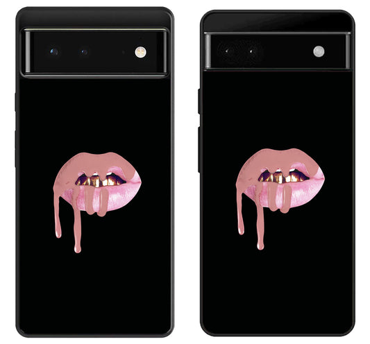 Frosted Pink Lips Google Pixel 6 | 6A | 6 Pro Case