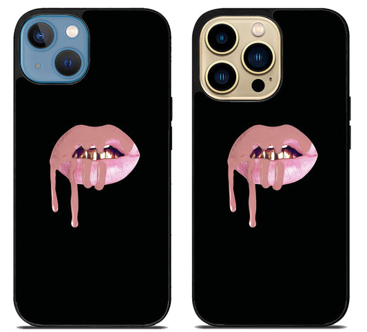 Frosted Pink Lips iPhone 14 | 14 Plus | 14 Pro | 14 Pro Max Case