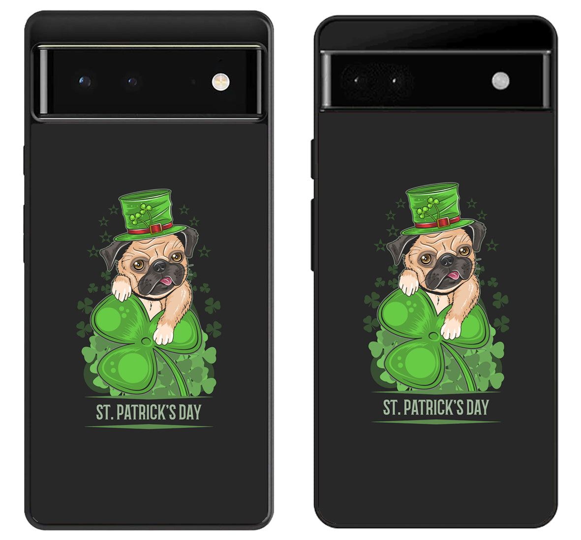 Funny Pug St Patrick’s Day Google Pixel 6 | 6A | 6 Pro Case