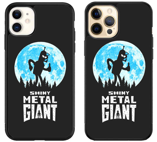 Futurama Bender Metal Giants iPhone 12 | 12 Mini | 12 Pro | 12 Pro Max Case