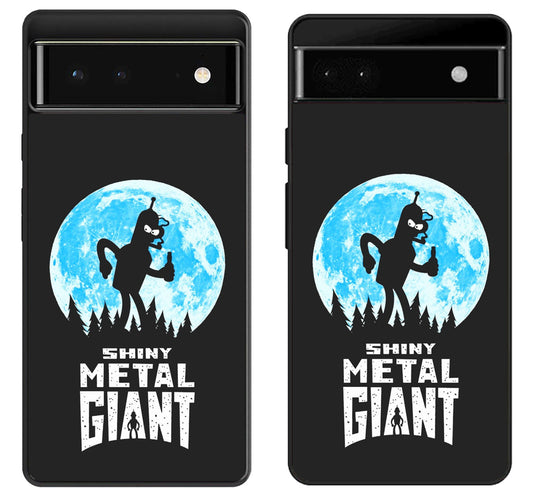 Futurama Bender Metal Giants Google Pixel 6 | 6A | 6 Pro Case