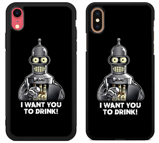 Futurama Want to Drink iPhone X | Xs | Xr | Xs Max Case