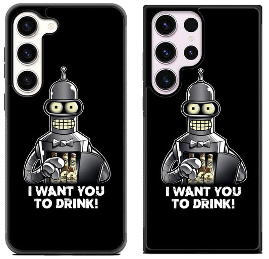 Futurama Want to Drink Samsung Galaxy S23 | S23+ | S23 Ultra Case
