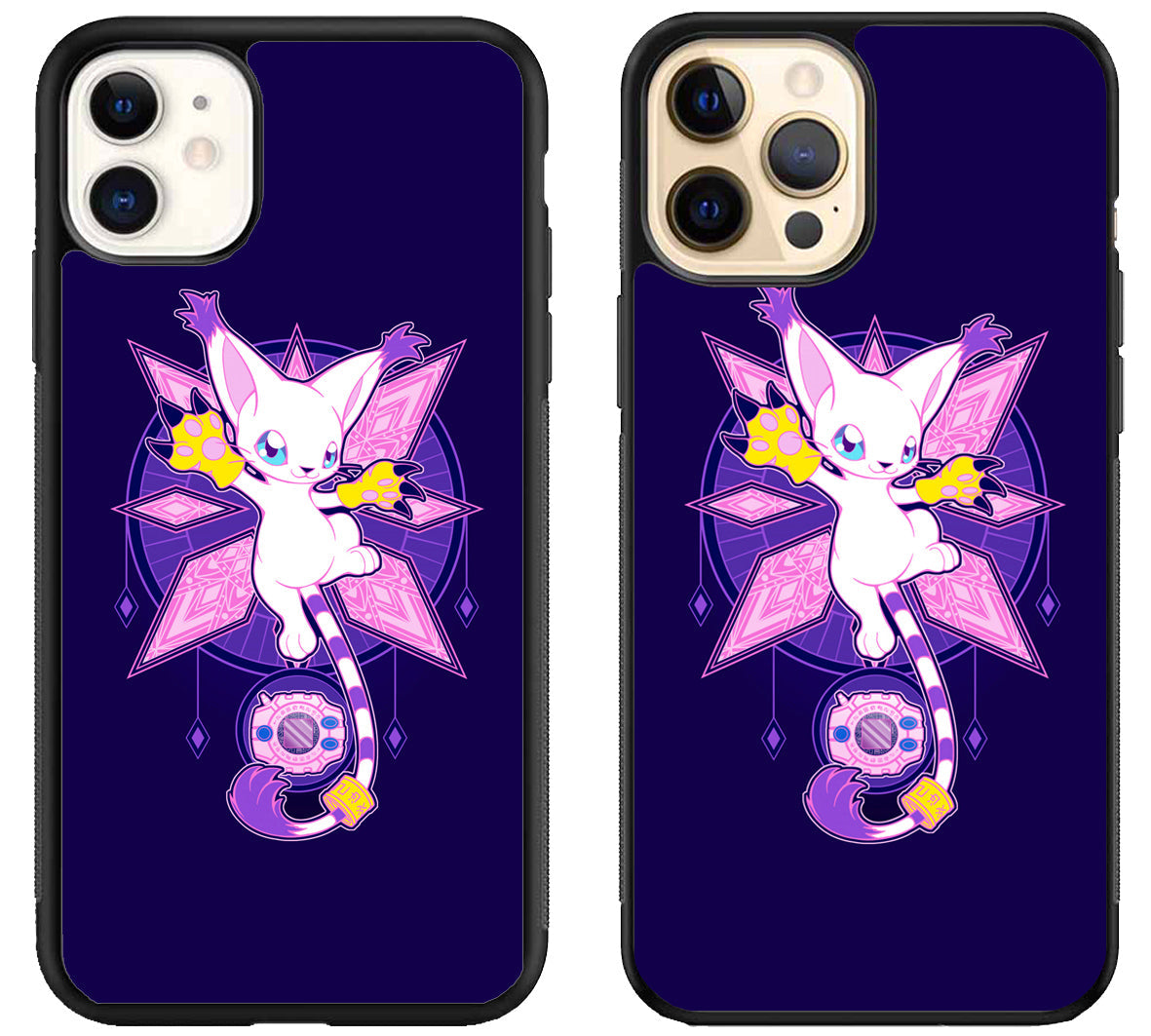 Gatomon Digimon Cute iPhone 12 | 12 Mini | 12 Pro | 12 Pro Max Case