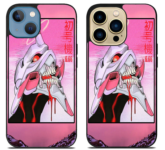 Genesis Evangelion Anime iPhone 14 | 14 Plus | 14 Pro | 14 Pro Max Case