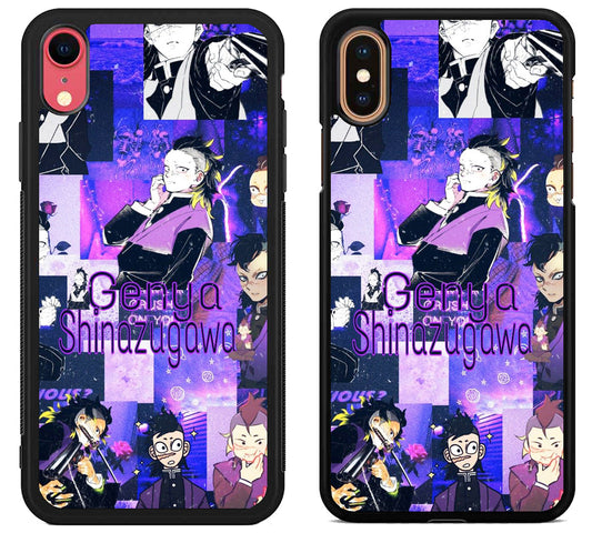 Genya Shinazugawa Demon Slayer Collage iPhone X | Xs | Xr | Xs Max Case