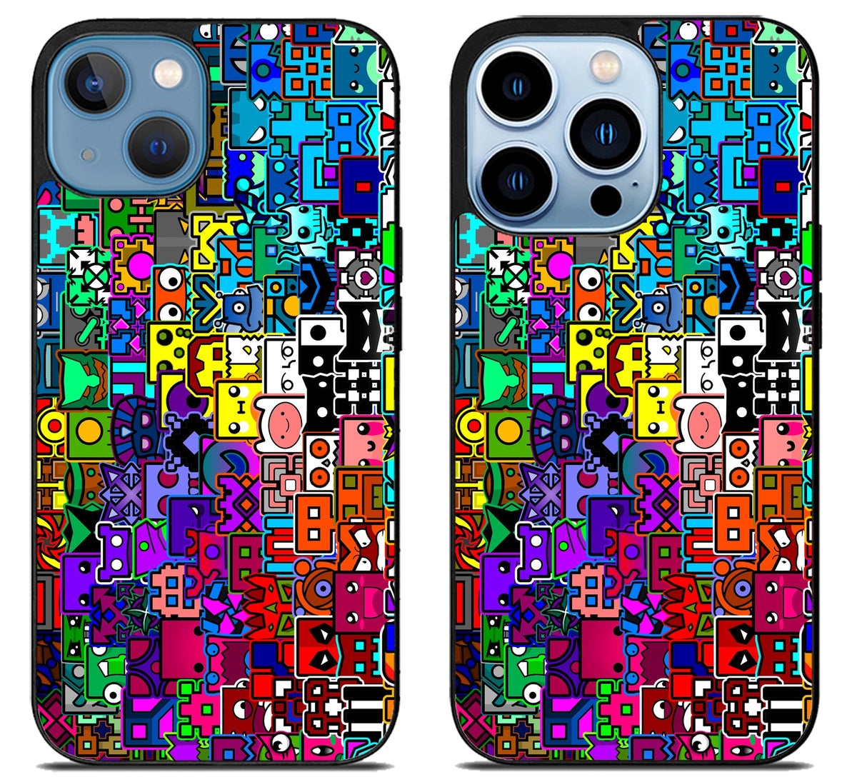 Geometry Dash Collage iPhone 13 | 13 Mini | 13 Pro | 13 Pro Max Case
