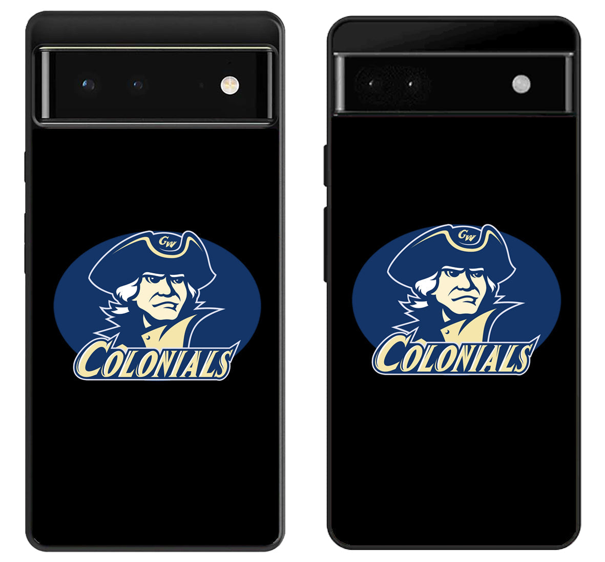 George Washington Colonials Black Google Pixel 6 | 6A | 6 Pro Case