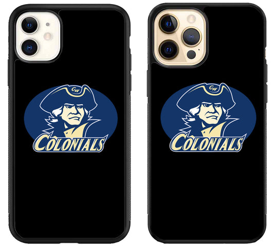 George Washington Colonials Black iPhone 12 | 12 Mini | 12 Pro | 12 Pro Max Case