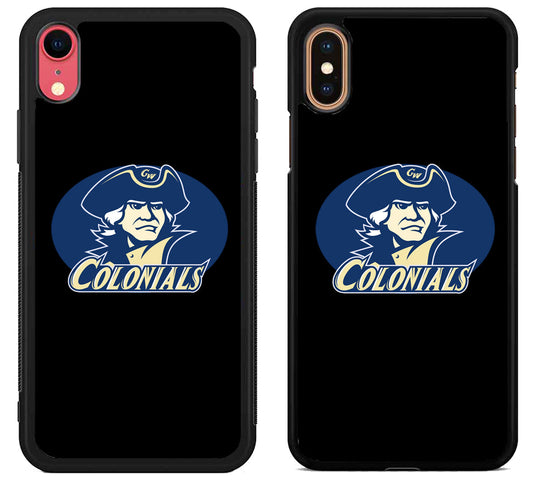 George Washington Colonials Black iPhone X | Xs | Xr | Xs Max Case