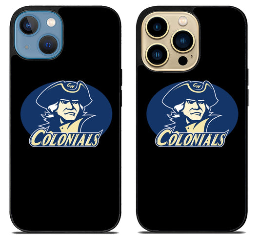 George Washington Colonials Black iPhone 14 | 14 Plus | 14 Pro | 14 Pro Max Case