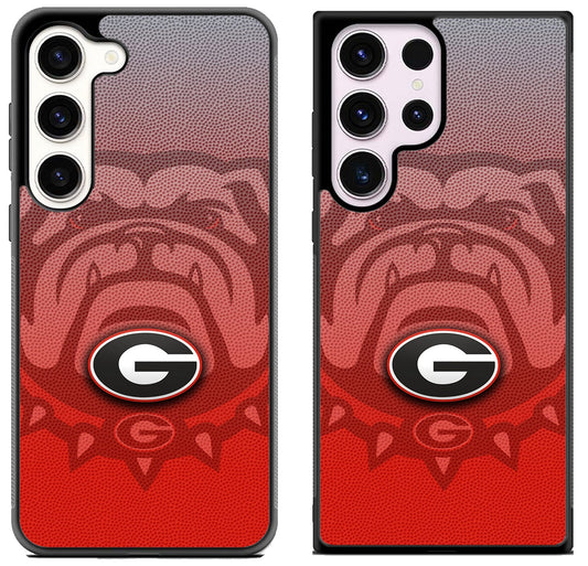 Georgia Bulldogs Background Samsung Galaxy S23 | S23+ | S23 Ultra Case