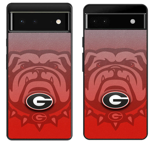 Georgia Bulldogs Background Google Pixel 6 | 6A | 6 Pro Case